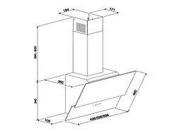 Витяжка ELEYUS Element 700 60 BL - мініатюра 6