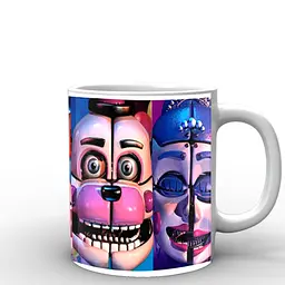 Кухоль GeekLand Five Nights At Freddys П'ять ночей з Фредді постер FN.02.030 330 мл білий - мініатюра 3