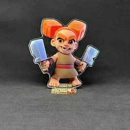 Акрилова колекційна фігурка Clash of Clans, Clash Royale Берсеркша (Berserker) 15 см