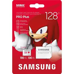 Карта пам'яті MICRO SDXC PRO+ 128GB W/A MB-MD128SA/LC1 SAMSUNG - мініатюра 2