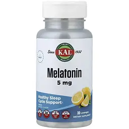 Мелатонін KAL Melatonin 5 мг 30 льодяників