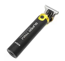 Машинка для стрижки VGR Super Trim V-082 електрична бездротова з 3 насадками Чорна (1756375520)