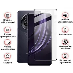Захисне скло BeCover для Realme 13 Plus 5G Black (712502) - мініатюра 3