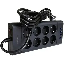 Мережевий фільтр живлення Patron SP-1683-USB (EXT-PN-SP-1683-USB)