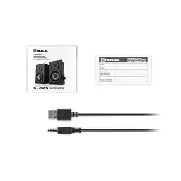 Акустична система REAL-EL S-225 USB Black - мініатюра 9