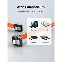 Кабель для передачі даних SATA III 0.5m Cabletime (CA915897) - мініатюра 8
