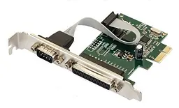 Контролер PCI-E 1xLPT, 1xCOM RS232 WCH CH382L RTL