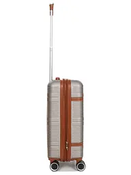 Валіза маленька S ABS-пластик Worldline Airtex 629 56×36×22см 38л Шампань - мініатюра 8