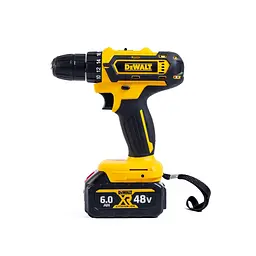 Набір акумуляторний DeWalt 3 в 1 шурупокрут перфоратор болгарка в кейсі з 2 акамуляторами 48 Вт Чорний з жовтим - мініатюра 5