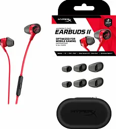 Навушники HyperX Cloud Earbuds II Red (705L8AA) - мініатюра 6