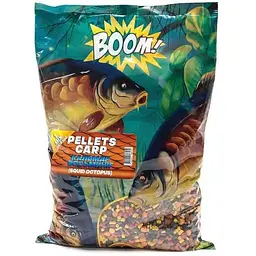 Принада в гранулах Pellets BOOM Кальмар-Восьминіг 4-22мм 1кг Спод Мікс