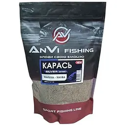 Принада для лову риби ANVI-FISHING МАКУХА/ХАЛВА Карась у зіп упаковці арт.НФ-00000223