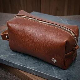 Чоловіча косметичка із натуральної шкіри Grande Pelle 11414 коричневий - мініатюра 1
