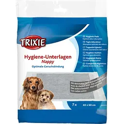 Пелюшки для собак Trixie з активованим вугіллям, 40×60 см, 7 шт.