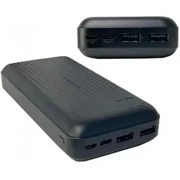 Портативний акумулятор XO PB302 20000 mAh чорний - мініатюра 4