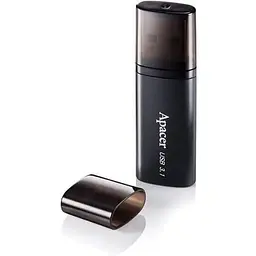 USB флеш-накопичувач Apacer AH25B 128GB USB-A 3.2 Black (AP128GAH25BB-1) [67398] - мініатюра 2