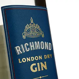 Джин Richmond London Dry Gin, 37,5%, 0,7 л - мініатюра 3