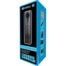 Веб-камера Sandberg All-in-1 ConfCam 1080P Remote Black (134-23) [100299] - мініатюра 6