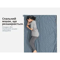 Спальник надлегкий Naturehike Summer LW180 NH21MSD09 правий, (15°C), p-p XL, зелений - мініатюра 9
