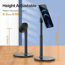 Тримач для телефона Ulanzi Vijim Magnetic Desk iPhone Stand UV-2908 HP002 Black - мініатюра 8