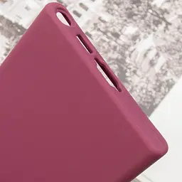 Чохол Silicone Cover Lakshmi Full Camera (AAA) для Samsung Galaxy S23 Ultra Бордовий / Plum - мініатюра 7