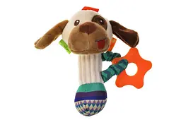 М'яка іграшка брязкальце прорізувач Собака 033-26, на планшеті YG Toys - мініатюра 2