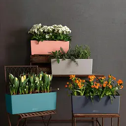 Вазон Lechuza Balconera Color 40 білий (15479) - мініатюра 10