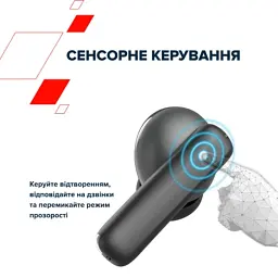 Навушники Canyon TWS-10 OnGo ANC ENC Graphite (CNS-TWS10B) - мініатюра 7