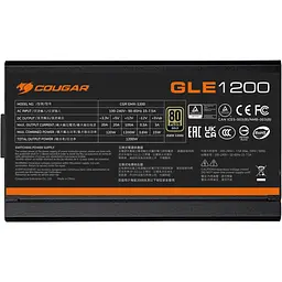 Блок живлення Cougar GLE 1200 PCIE 5.1 (31GF120001P01) [150740] - мініатюра 11