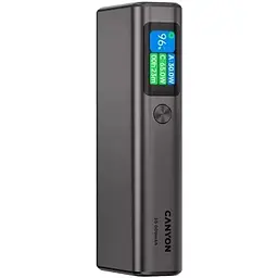 Батарея універсальна Canyon 20000mAh OnPower 230 TFT PD/130W Dark Grey (CNS-CPB230DG) - мініатюра 2