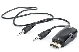 Перехідник Cablexpert HDMI-VGA M/F Black (A-HDMI-VGA-02)
