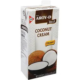 Кокосові вершки (крем) Aroy-D 85% 1 л