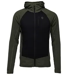 Куртка чоловіча Black Diamond M Coefficient LT Hybrid Hoody M Чорний-Оливковий - мініатюра 7