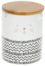 Банка "The Cat" для сипучих продуктів, кераміка Bona 10х10 см, в. 13 см kuh0010032