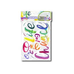 Набор декоративных наклеек А3 "One life", різнокольоровий (TN-162-N-68)