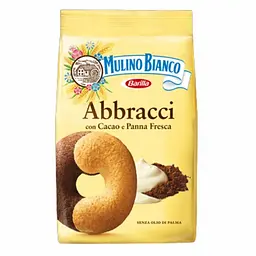 Печиво Mulino Bianco Abbracci con Cacao e Panna Fresca 350 г
