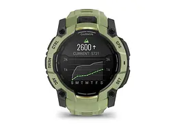 Смарт-годинник Garmin Instinct 3 50mm AMOLED Green with Fern Green Band (010-03020-02) - мініатюра 9