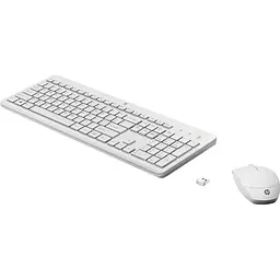 Комплект (клавіатура + миша) HP 230 Combo Set Wireless UA White (3L1F0AA) [160281] - мініатюра 2