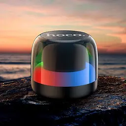 Портативна bluetooth колонка Hoco DS62 з LED підсвічуванням чорний - мініатюра 7