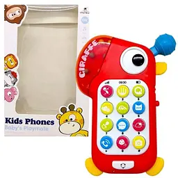 Іграшка музичний телефон T8 Червоний shop (2000999654497)