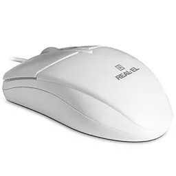 Комп'ютерна мишка Real-El RM-211 USB White (EL123200014) - мініатюра 3