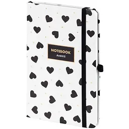 Книга записна Axent Partner Black&White 125×195 мм 96 аркушів у клітинку (8621-10-A) - мініатюра 2