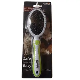 Гребінець-щітка 2 в 1 AnimAll Groom зелена