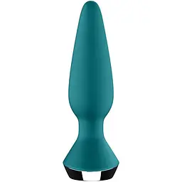 Анальна смарт-вібропробка Satisfyer Plug-ilicious 1 Petrol - мініатюра 4