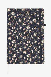 Блокнот на гумці Small flowers 762497ML 80 аркушів Синій