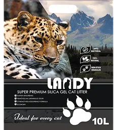 Landy Силикагелевий наповнювач для котячого туалету 1-8 мм 10 л (4000521585610)