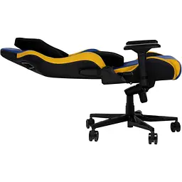 Геймерське крісло GT Racer X-0724 Blue/Yellow [122598] - мініатюра 7