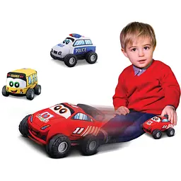 Машинка іграшкова Bb Junior Моя перша м'яка машинка шкільний автобус (16-89052) - мініатюра 3