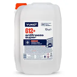 Антифриз YUKO Super G12 + -42 ° C червоний 10л