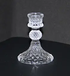 Свічник Crystal New Miracle скляний 10 см (83241011-4) - мініатюра 4